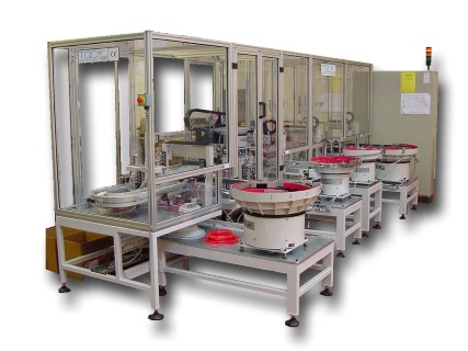 assembly system with multiple bowl feeders